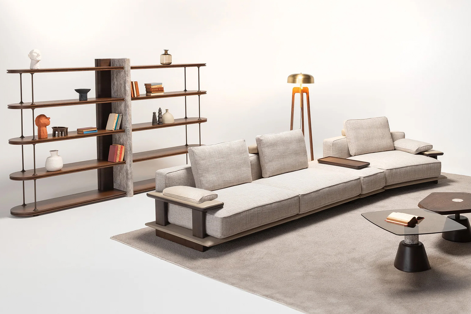 DIAMOND Sectional Modular Sofa with Console
