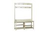 Picture of ELLIS Hall Tree with Shoe Bench, Coat Rack & Shelves (175x125cm)