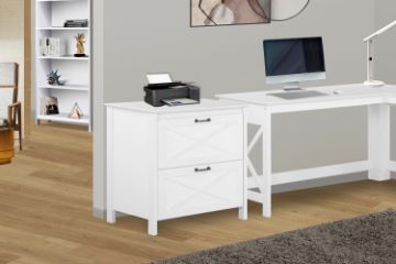 Picture of BALEN 2-Drawer File Cabinet (White) 