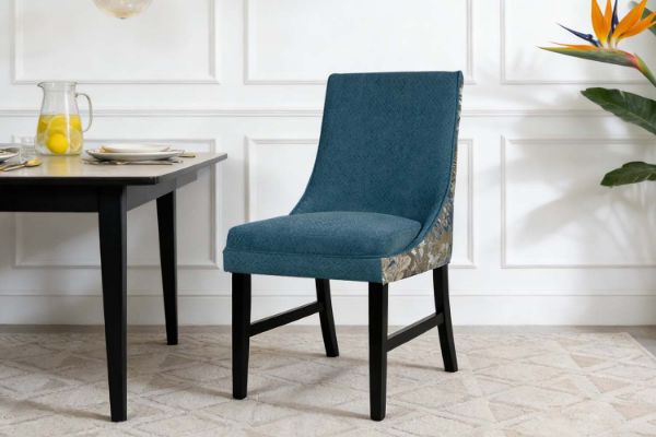 Picture of LANCEY High Back Dining Chair (Blue) - Each