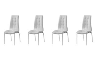 Picture of CARLOS Dining Chair (White) - 4 Chairs in 1 Carton