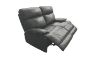 Picture of SOMIA Top-Grain Leather Manual Reclining Sofa Range (Grey)
