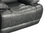 Picture of SOMIA Top-Grain Leather Manual Reclining Sofa Range (Grey)