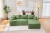 Picture of ASHFORD Fabric Sectional Compressed Sofa (Green)