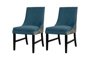 Picture of LANCEY High Back Dining Chair (Blue) - 2 Chairs in 1 Carton
