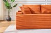 Picture of ASHFORD Fabric Sectional Compressed Sofa (Orange) 