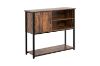 Picture of BESTIER 1-Door Storage Cabinet With Shelf (Brown)