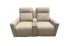 Picture of KELLAN Air Leather Power Reclining Sofa Range with Storage Console & Cup Holders (Beige)