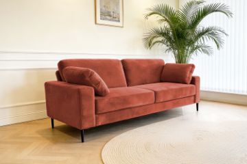 Picture of KASTEN 3 Seater Sofa (Orange)