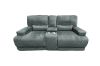 Picture of DAWSON Power Reclining Fabric Sofa Range with Storage Console & Cup Holders (Sage Grey)
