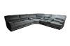 Picture of DAWSON Power Reclining Fabric Sofa Range with Storage Console & Cup Holders (Sage Grey)