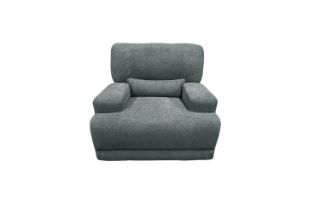 Picture of DAWSON Power Reclining Fabric Sofa Range (Sage Grey) - 1 Seat Recliner Armchair (1R)