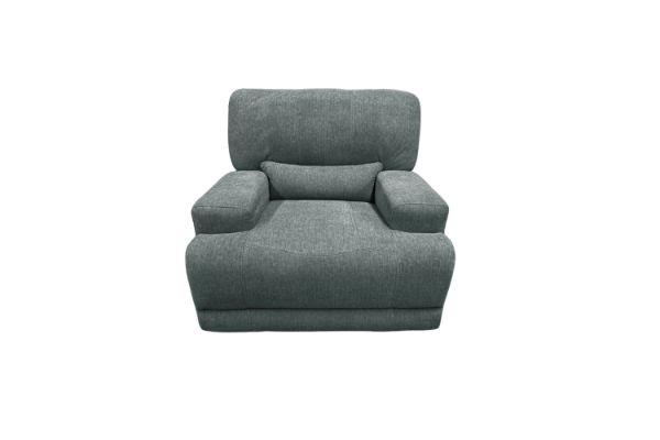 Picture of DAWSON Power Reclining Fabric Sofa Range (Sage Grey) - 1 Seat Recliner Armchair (1R)