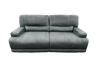 Picture of DAWSON Power Reclining Fabric Sofa Range (Sage Grey) - 3 Seat Recliner Sofa (3RR)