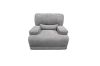 Picture of DAWSON Power Reclining Fabric Sofa Range with Storage Console & Cup Holders (Charcoal Grey)