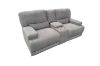 Picture of DAWSON Power Reclining Fabric Sofa Range with Storage Console & Cup Holders (Charcoal Grey)
