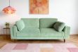 Picture of VALAND Corduroy 3-Seater Sofa (Light Green)