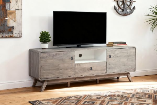 Picture of DEVIN 148 TV Unit (Grey Oak)