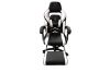 Picture of MOXIE 360° Swivel Adjustable Height Gaming Recliner Chair with Footrest (White & Black)