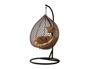 Picture of DAKOTA Rattan Outdoor Hanging Egg Chair (Brown)