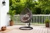 Picture of DAKOTA Rattan Outdoor Hanging Egg Chair (Grey)