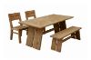 Picture of BLOX 180 4PC Reclaimed Pine Wood Dining Set