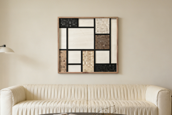 Picture of DD8201 Solid Reclaimed Wood Wall Art (82x82cm)