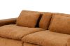 Picture of ELDEL Chenille Fabric Compressed Sofa with Ottoman (Brown)