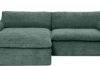 Picture of ELDEL Chenille Fabric Compressed Sofa with Ottoman (Green) 