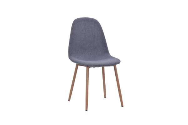 Picture of EMBER Dining Chair with Wood-Tone Metal Legs - Each
