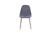Picture of EMBER Dining Chair with Wood-Tone Metal Legs - Each