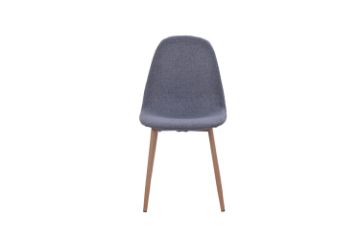 Picture of EMBER Dining Chair with Wood-Tone Metal Legs - Each