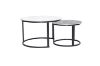 Picture of RADIUS Sintered Stone Table Top Nesting Coffee Table (Off White&Grey)