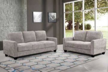 Picture of ANTONIA 3/2/1 Seater Fabric Sofa Range (Grey)