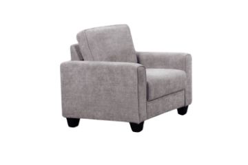 Picture of  ANTONIA Fabric Sofa Range (Grey) - 1 Seater