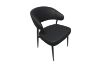 Picture of LORENZA Air Leather  Dining Chair (Black) - Each