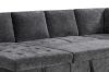 Picture of HENRIK U-Shape Tufted Sectional Sofa/Pull-Out Sofa Bed with Storage - Chaise Facing Right