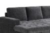 Picture of HENRIK U-Shape Tufted Sectional Sofa/Pull-Out Sofa Bed with Storage - Chaise Facing Left