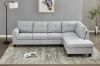 Picture of DEVON Fabric Sectional Sofa with Storage Ottoman (Grey)
