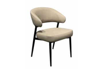 Picture of LORENZA Air Leather  Dining Chair (Light Brown) - Each