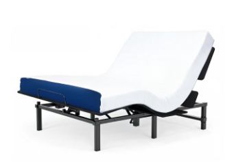 Picture of MOTIONFLEXI Electric Adjustable Bed Base with Memory Foam Mattress Set in Long Single/Queen/Split King Size