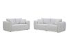 Picture of RIVANO 3/2 Seater Fabric Sofa Range (Off-White) - 3+2 Sofa Set