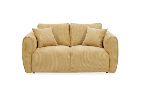 Picture of RIVANO 3/2 Seater Fabric Sofa Range (Yellow) - 2 Seater