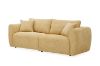 Picture of RIVANO 3/2 Seater Fabric Sofa Range (Yellow) - 3 Seater