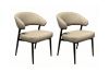 Picture of LORENZA Air Leather  Dining Chair (Light Brown) - 2 Chairs in 1 Carton