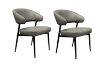 Picture of LORENZA Air Leather Dining Chair (Light Grey) - 2 Chairs in 1 Carton