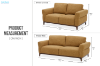 Picture of SPHERE 3/2 Seater Fabric Sofa Range (Brown) - 3+2 Sofa Set