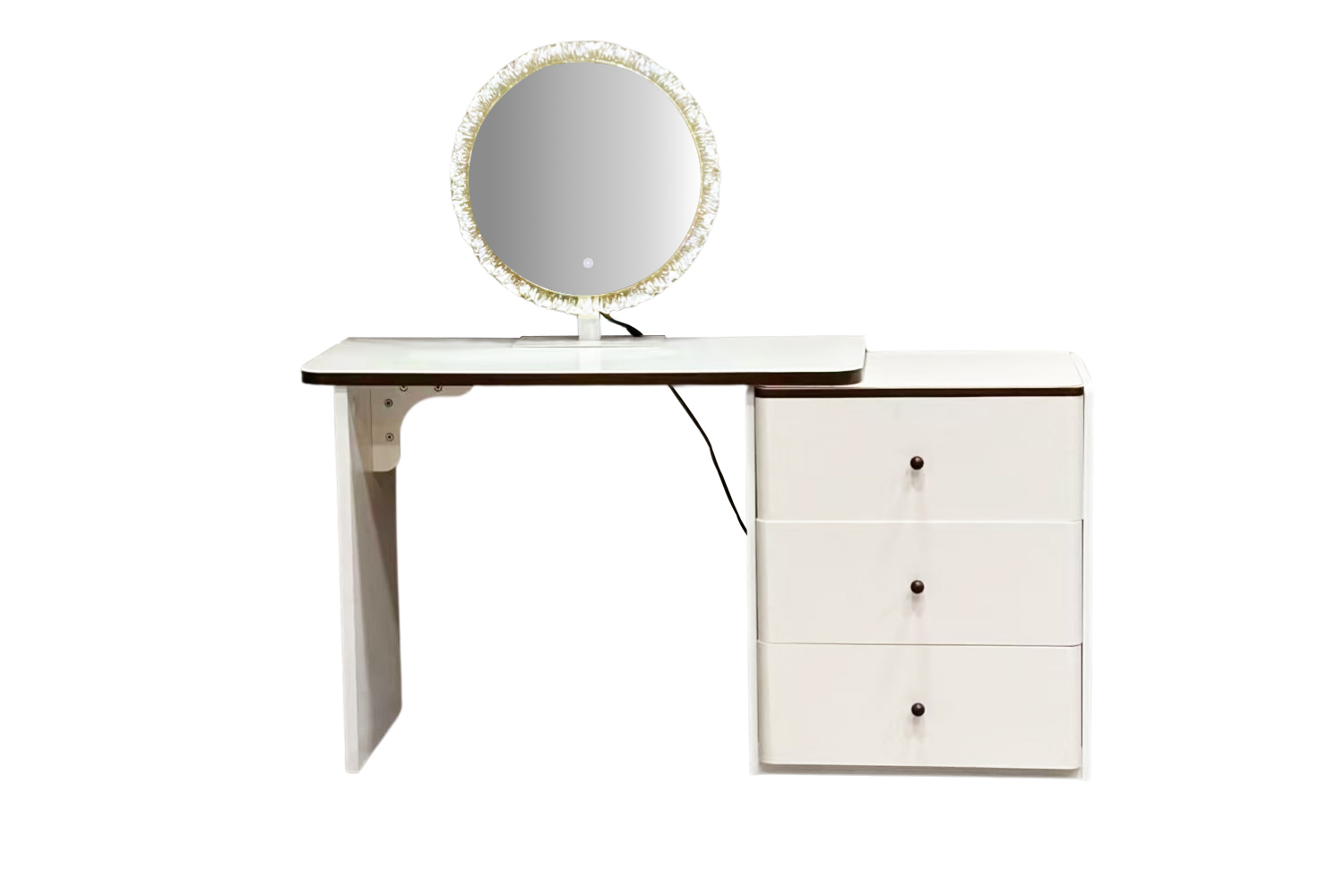 ELYSIA 3-Drawer Dressing Table with LED Mirror