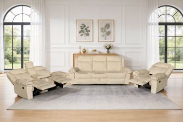 Picture of WINCHESTER Power Reclining Sofa Range with Console & Cup Holders & USB Port, Power Socket & Drawer