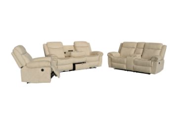 Picture of WINCHESTER Power Reclining Sofa Range with Console & Cup Holders & USB Port, Power Socket & Drawer